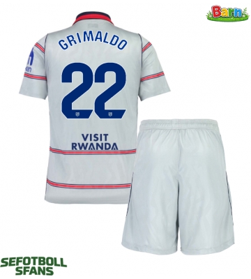 Atletico Madrid Alejandro Grimaldo #22 Tredjeställ Barn 2026-27 Kortärmad (+ Korta byxor)